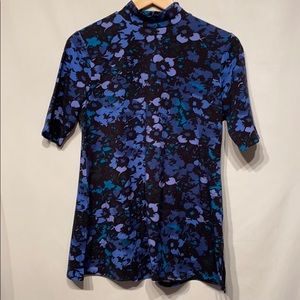 H by Halston Short Sleeve Turtleneck Size Small